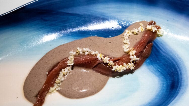 Anchovy with Truffle Tapa